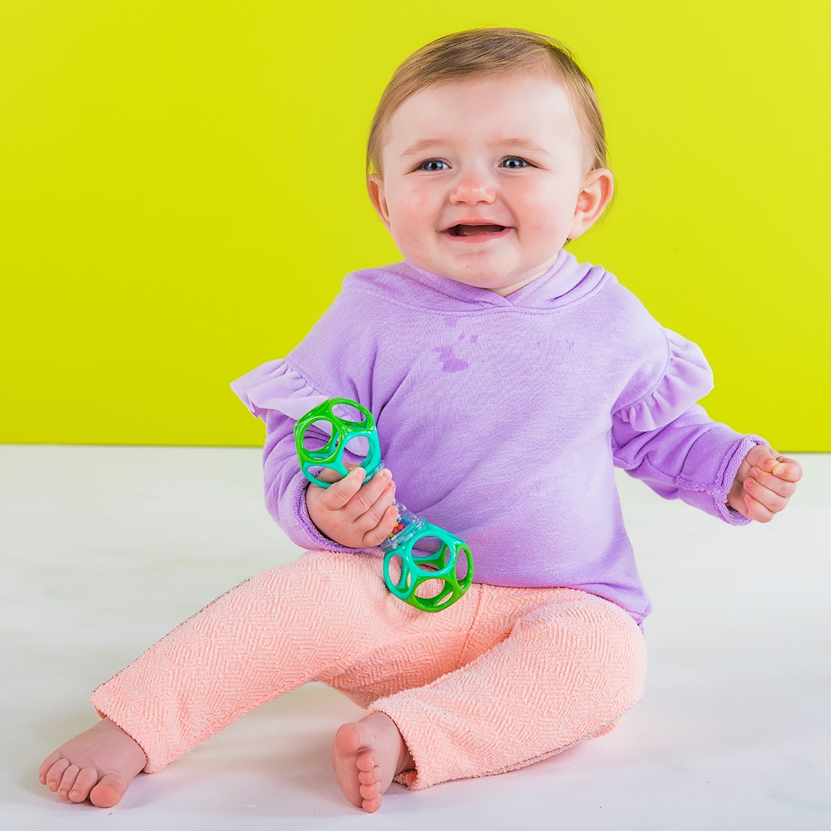 Roca Oball Shaker Toy verde Multicolor-4