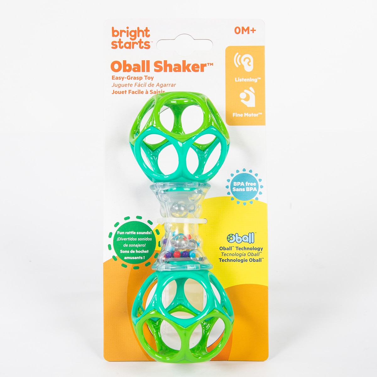 Roca Oball Shaker Toy verde Multicolor-6