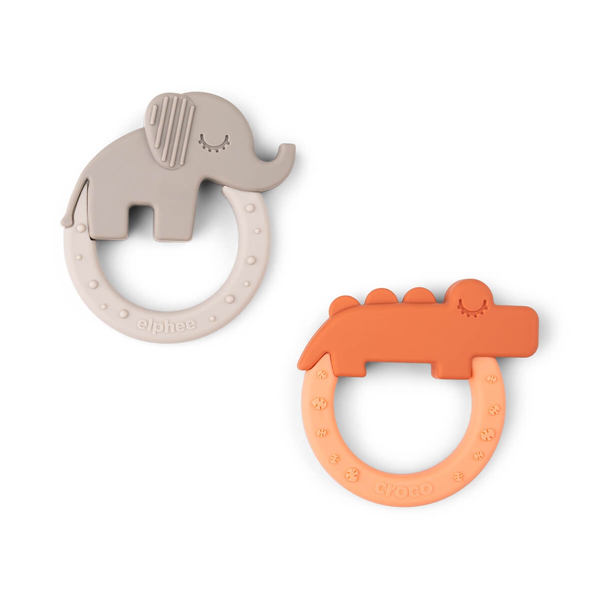 Mordedor de Silicone Dear Friends - Pack de 2 Unid. Multicolor-2