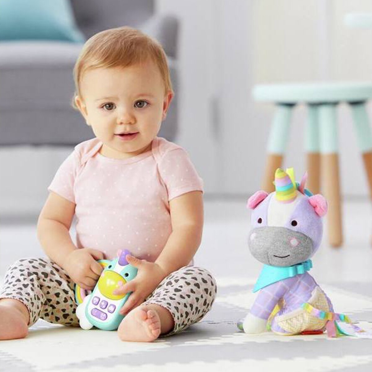 Teléfono bebe Skip Hop Unicornio de sonidos Morado-3