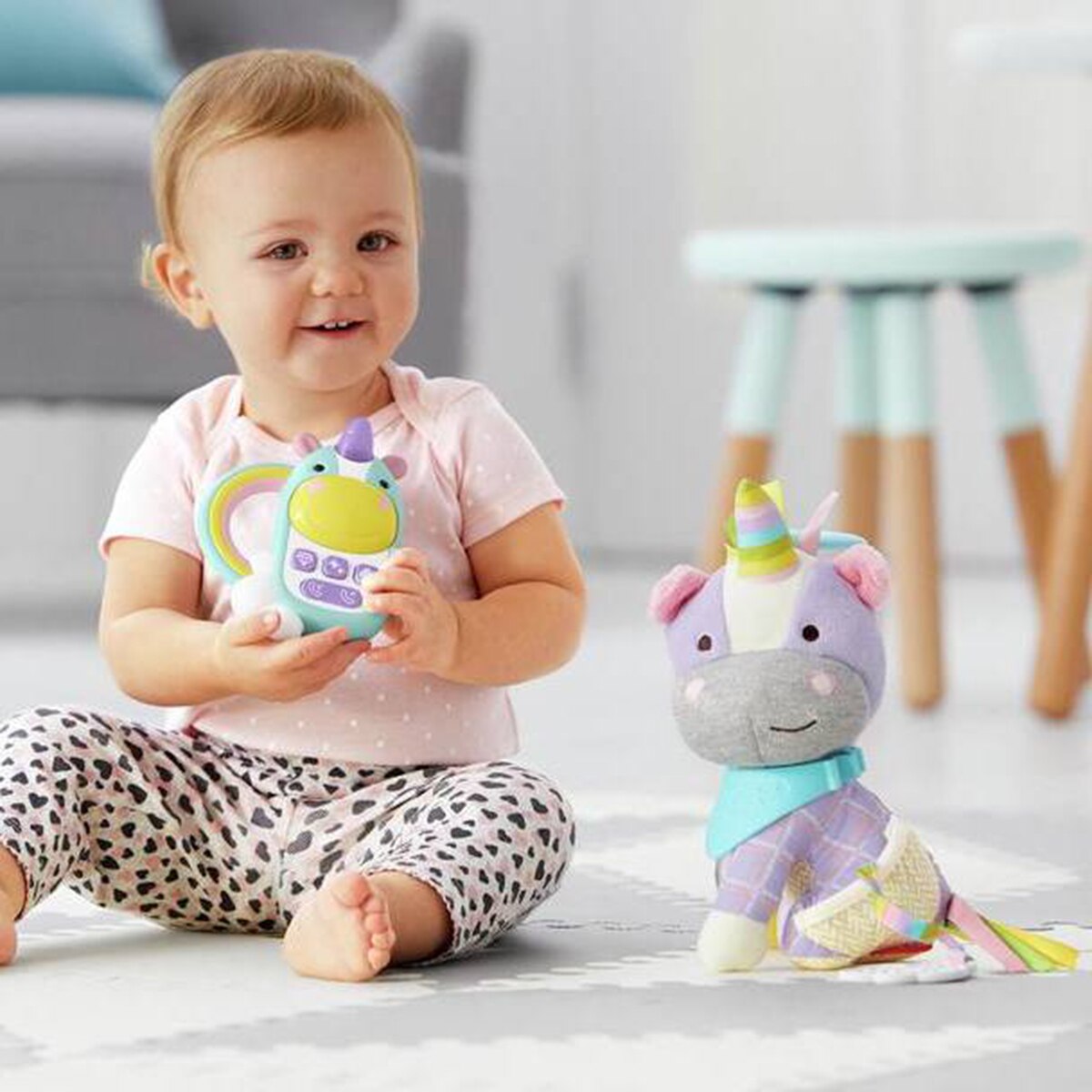 Teléfono bebe Skip Hop Unicornio de sonidos Morado-6