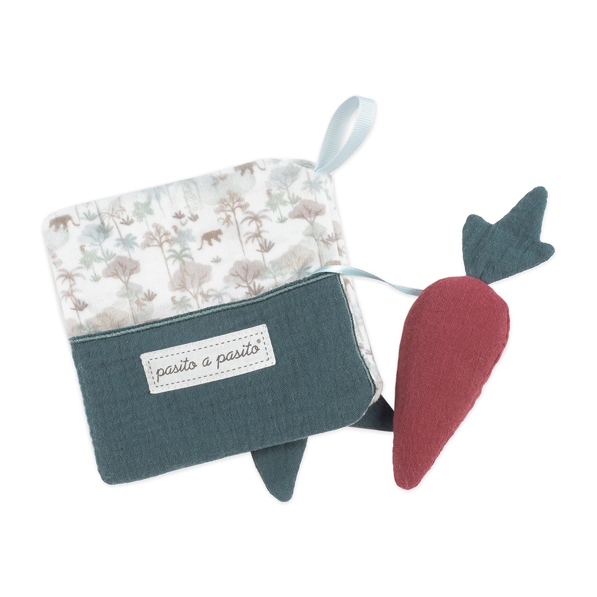 Livro de Atividades Mr&Mrs Rabbit Verde Água-4