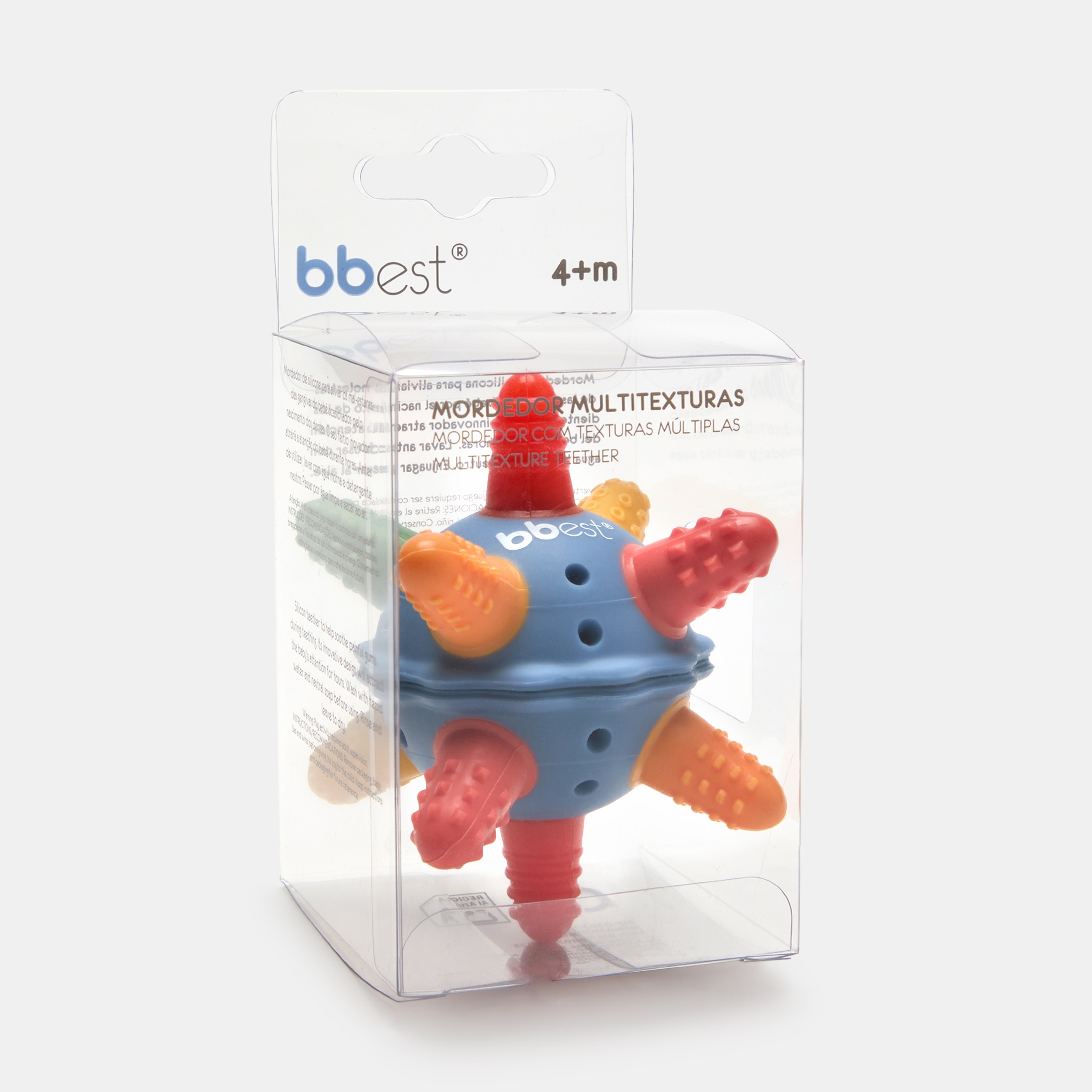 Mordedor de Silicone Bola Multicolor-3