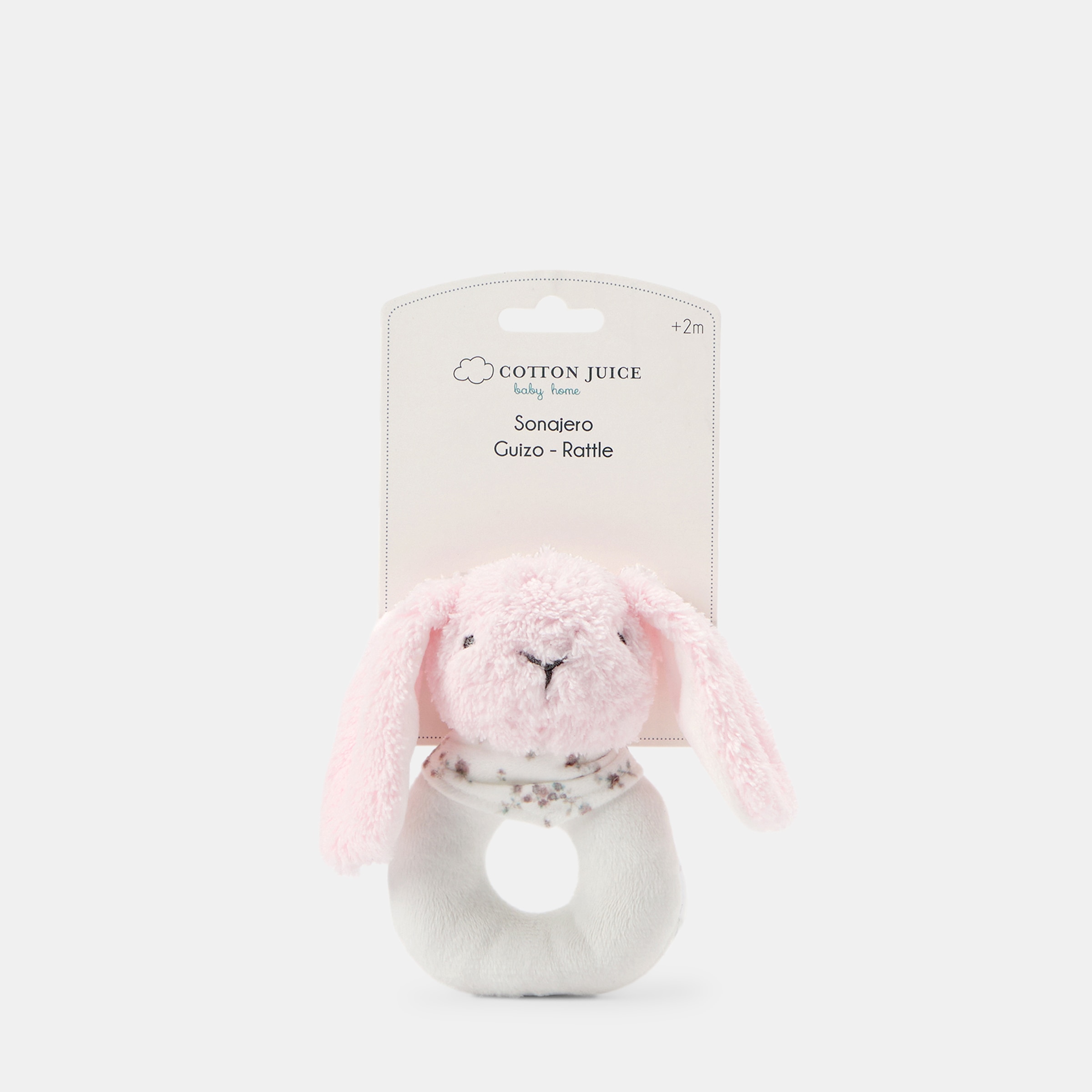 Peluche Roca em Forma de Argola Coelho Rosa-4