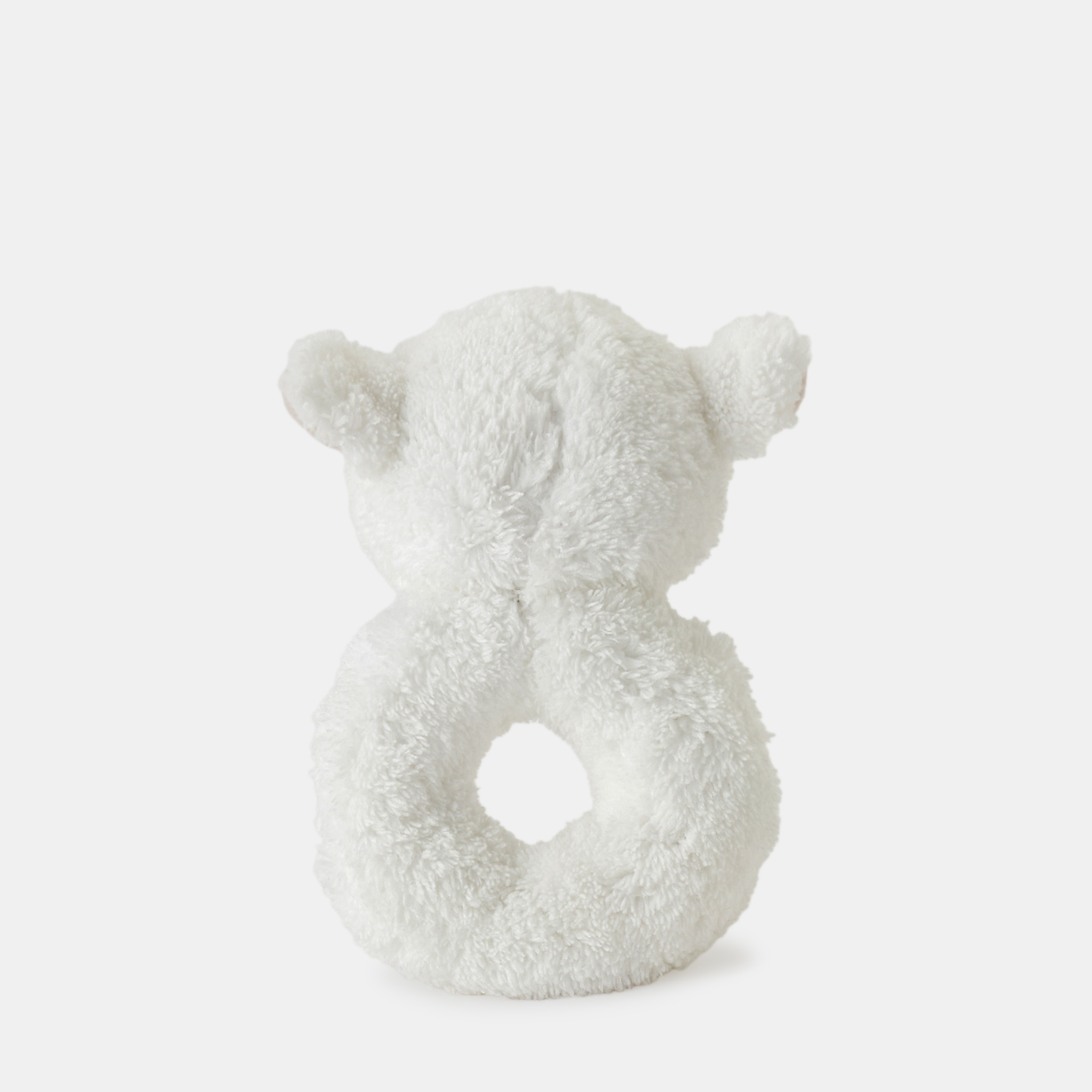 Peluche sonajero Cotton Juice Baby Home Oveja Blanco-2