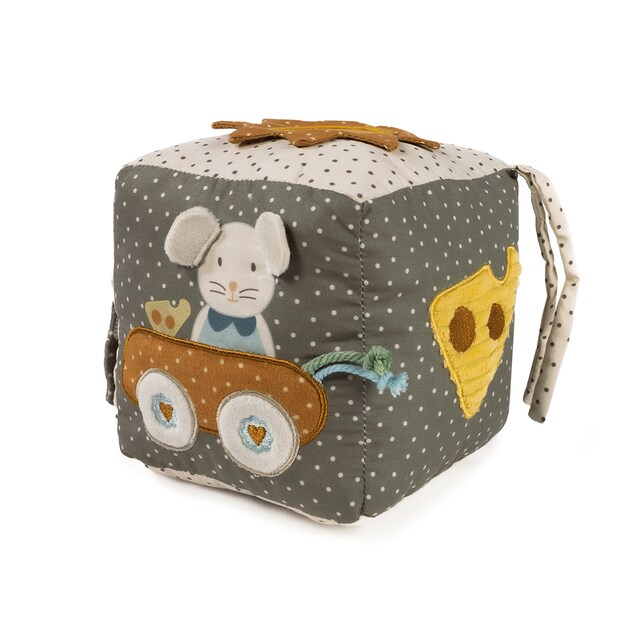 Cubo blandito Walking Mum sonajero colección Poppy