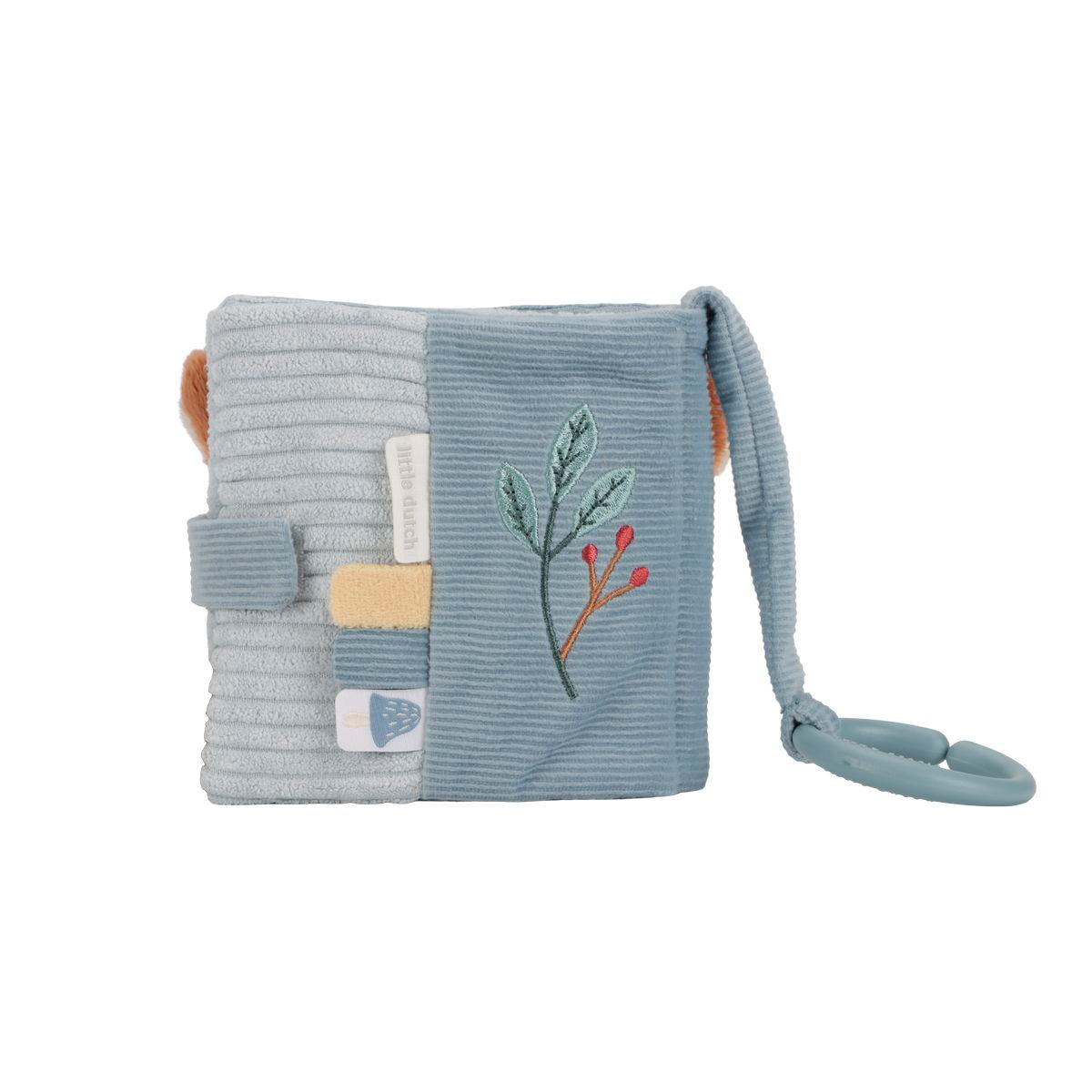 Livro macio Little Dutch com argola Azul-claro-2