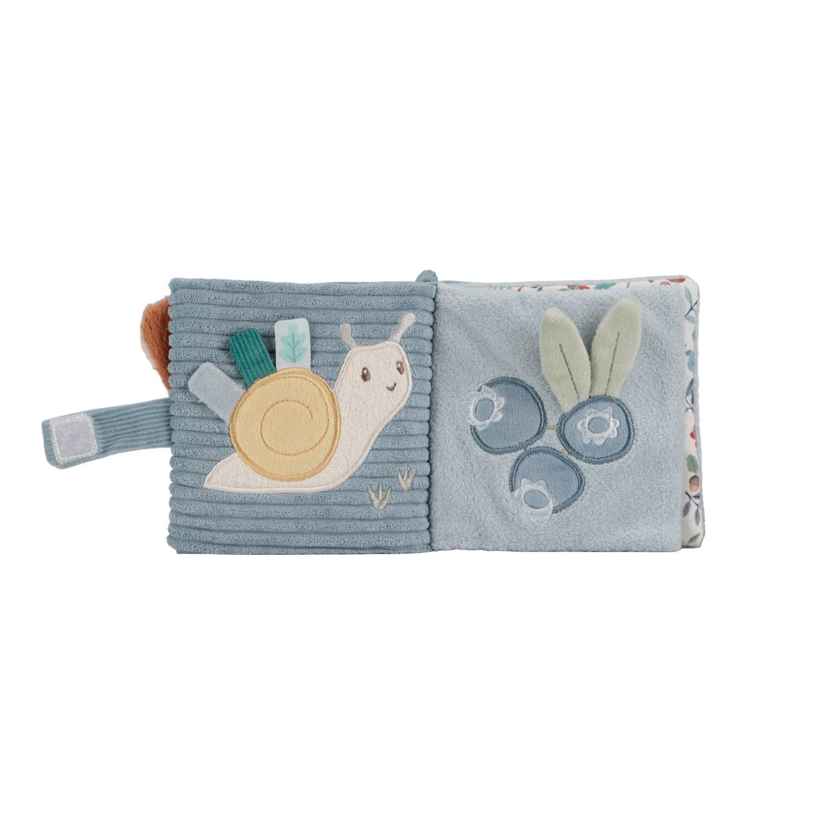 Livro macio Little Dutch com argola Azul-claro-3