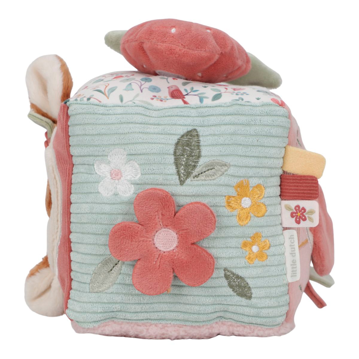 Cubo macio de atividades Little Dutch coleção Fairy Castanho-claro-3