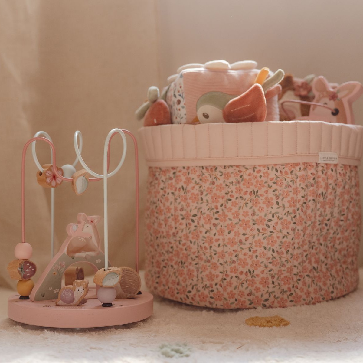 Cubo macio de atividades Little Dutch coleção Fairy Castanho-claro-10