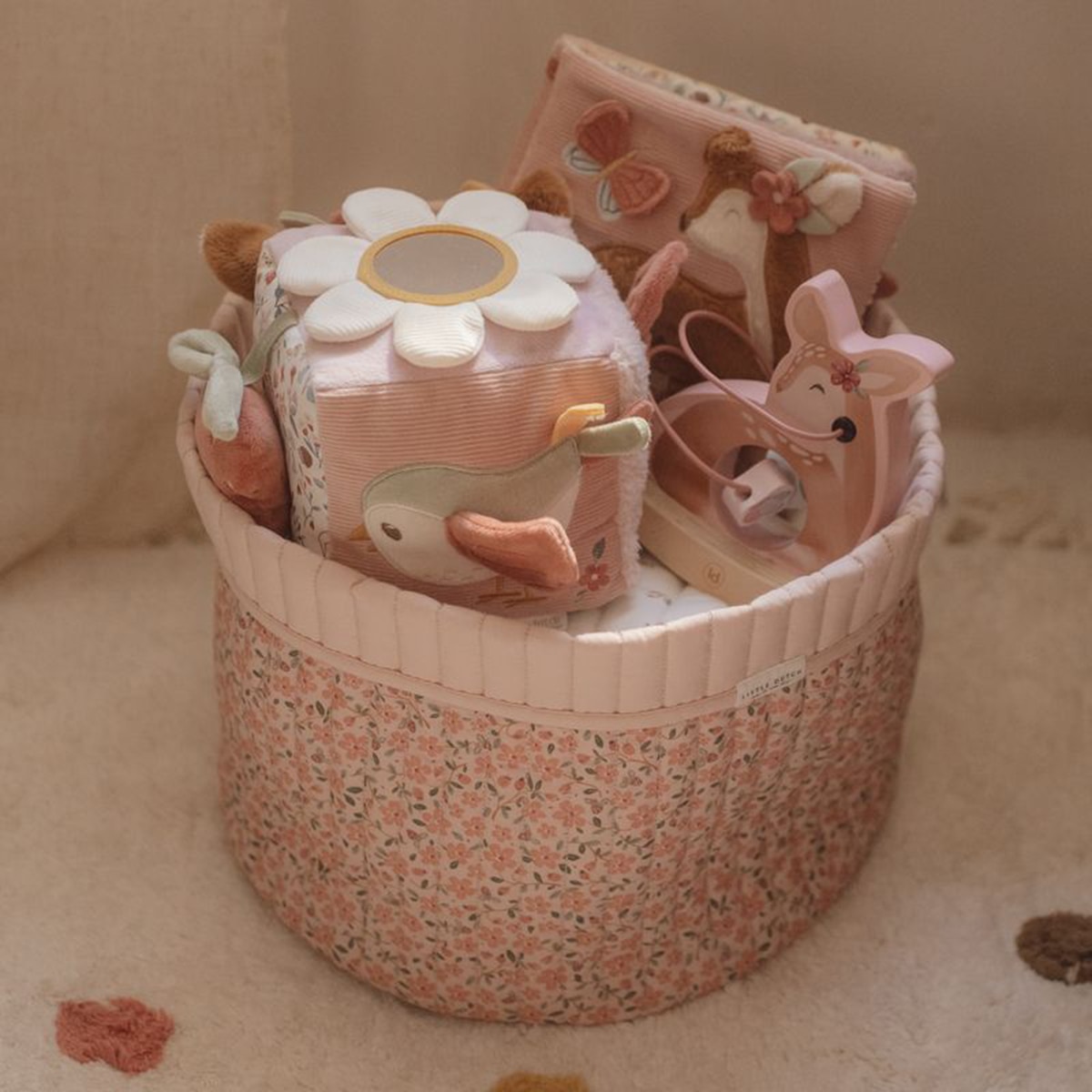 Cubo macio de atividades Little Dutch coleção Fairy Castanho-claro-11