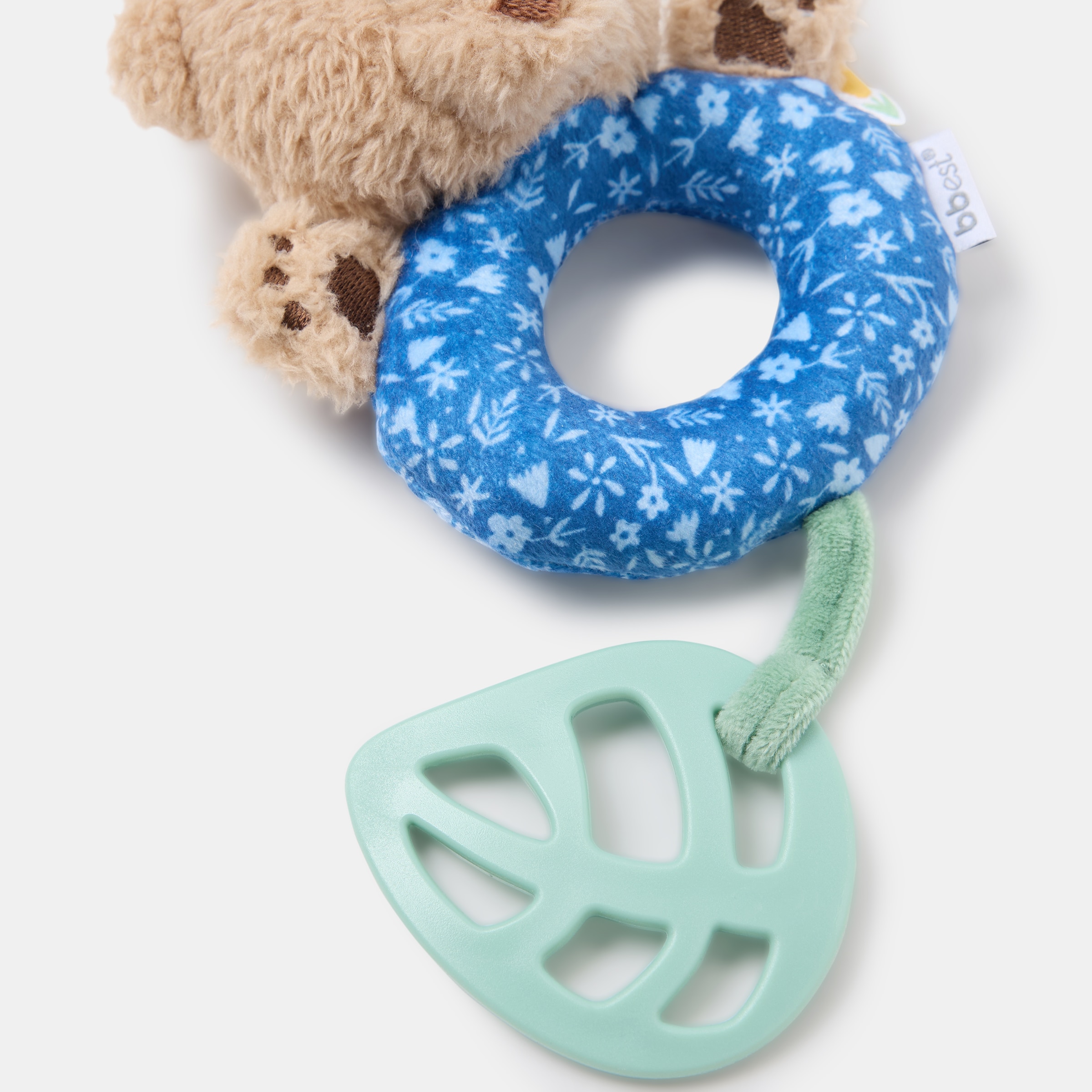 Roca com argola de peluche Bbest - coleção Urso Joga Multicolor-2