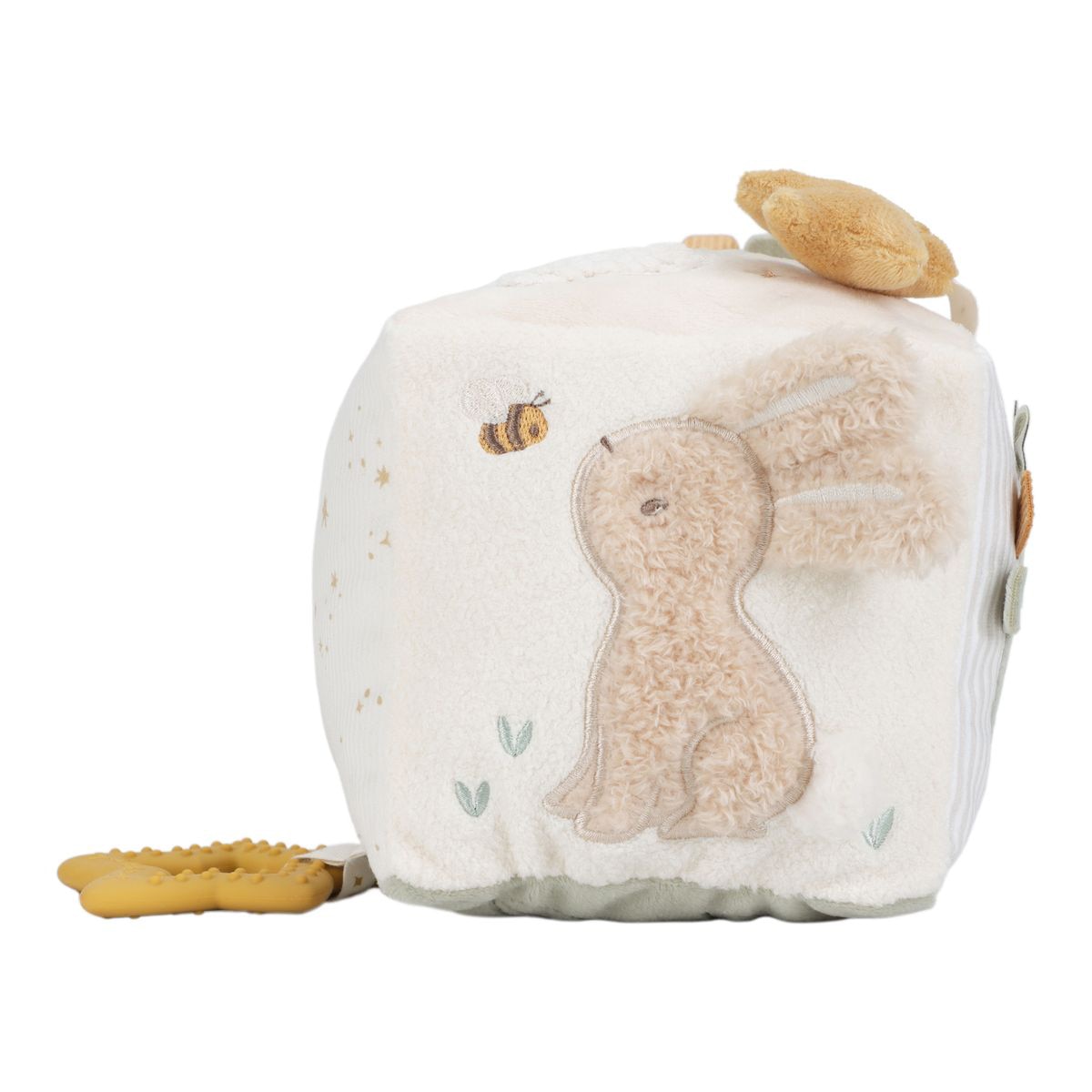 Cubo macio de atividades Little Dutch coleção Newborn Naturals Bege Serra-13