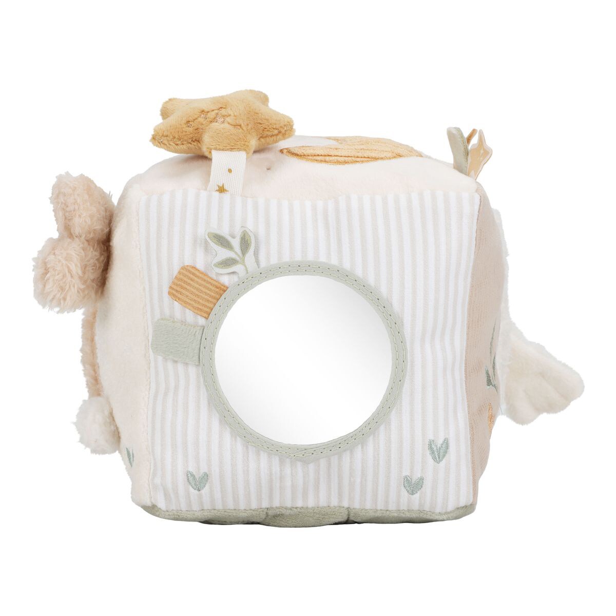 Cubo blandito de actividades Little Dutch colección new born naturals Beige Sierra-14