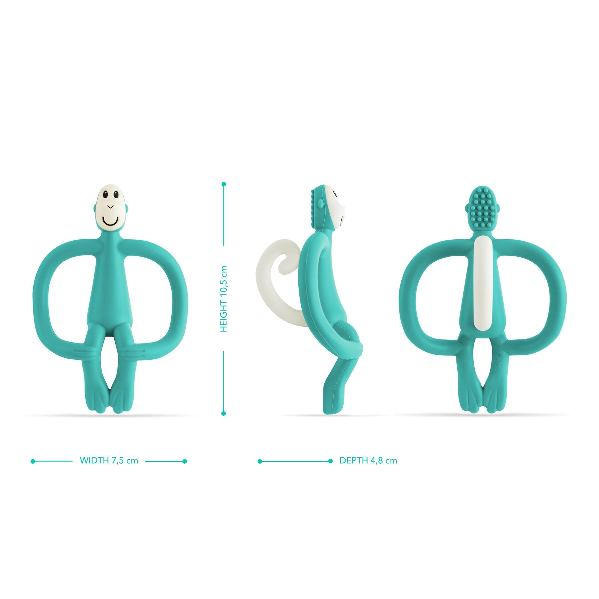 Mordedor de Silicone Matchstick Monkey Ideal para Dentição Verde Primavera-7
