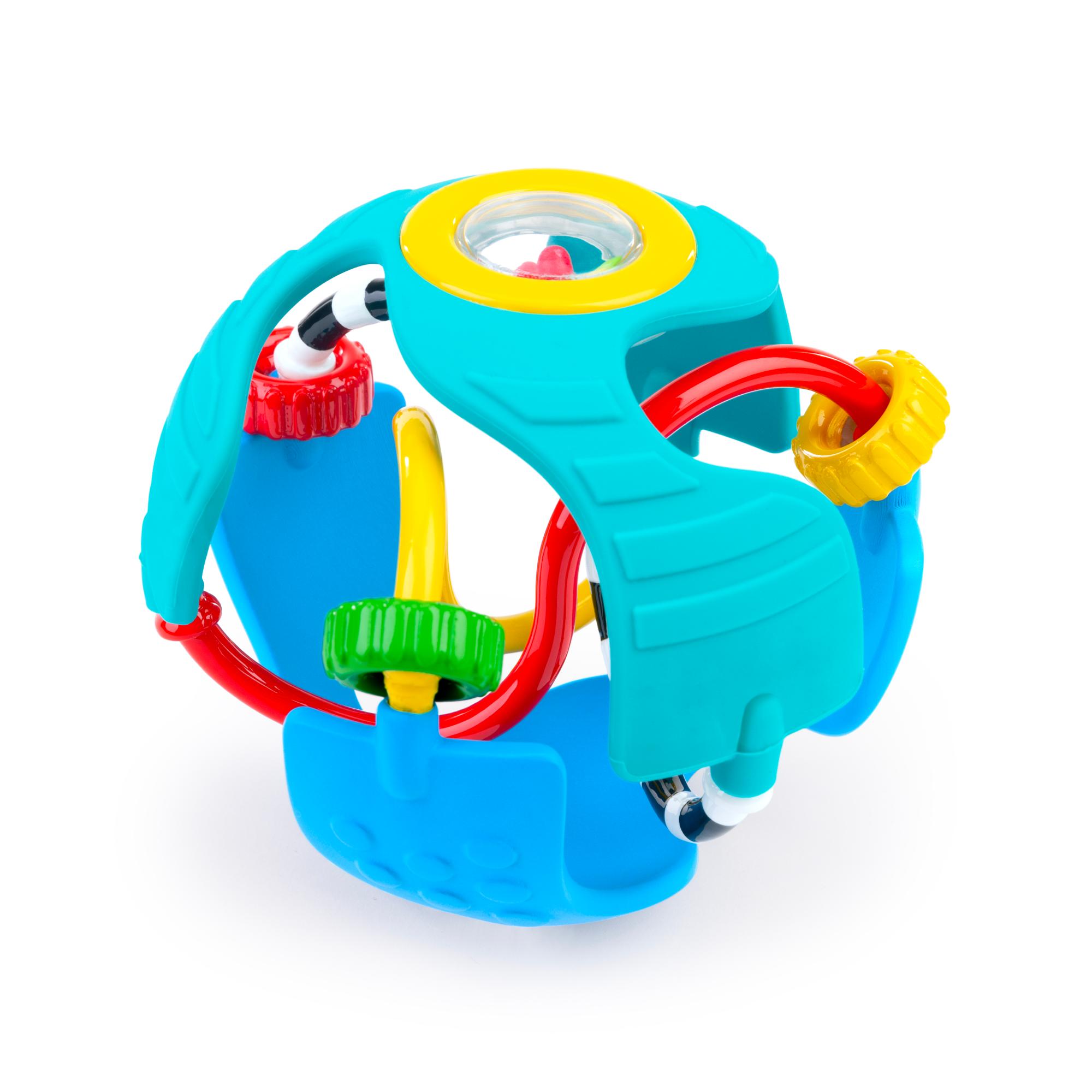 Roca sensorial em forma de bola Baby Einstein Rattle & Sens Azul-2
