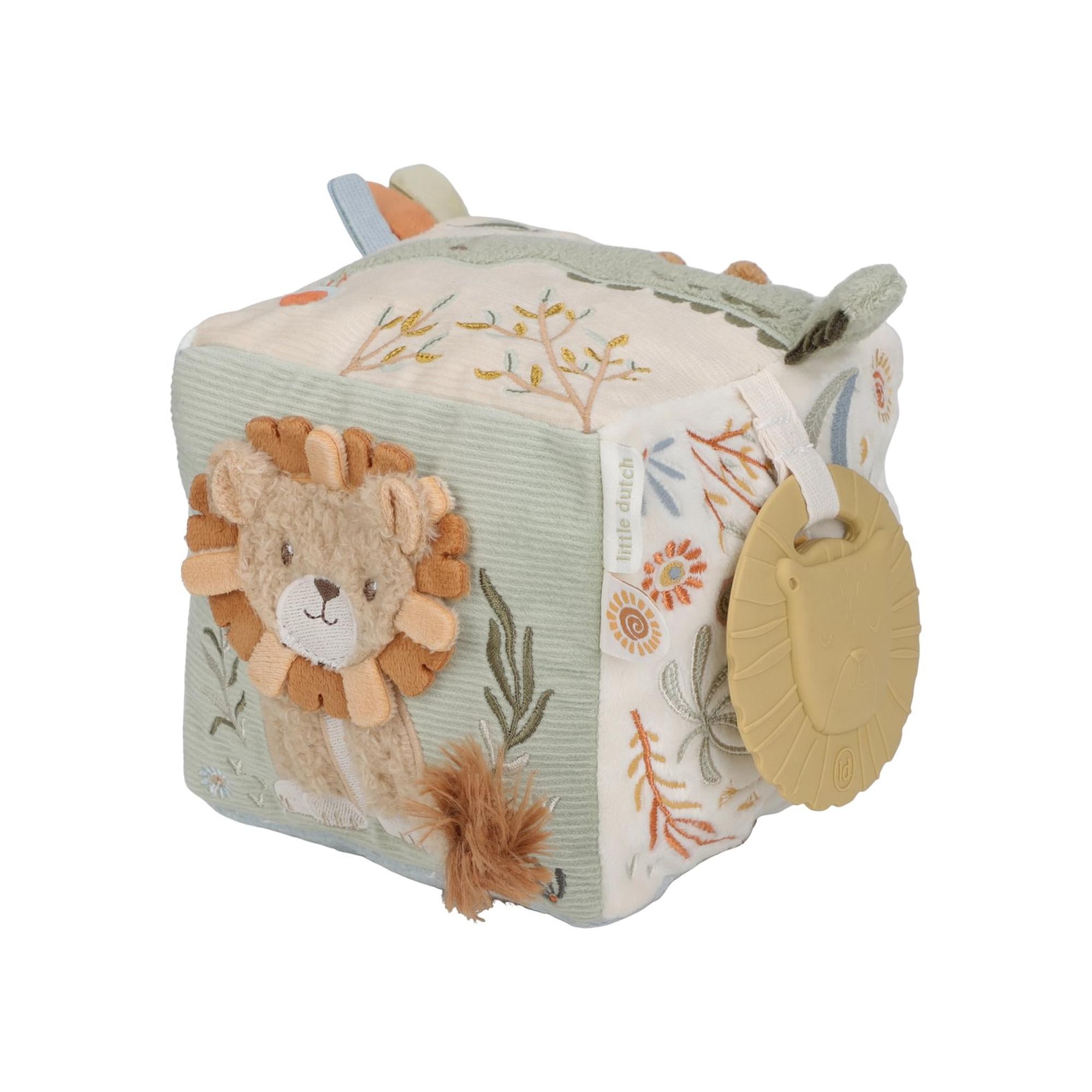 Imagen 1 de Cubo blandito actividades Little Dutch colecc. Safari Friends Multicolor