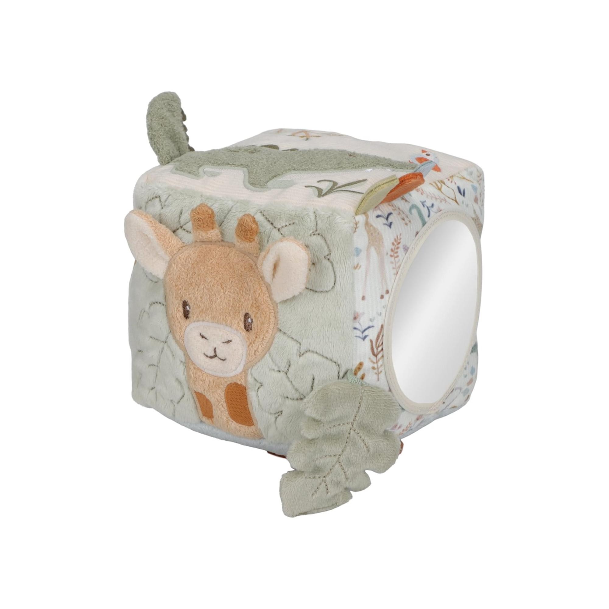 Imagen 2 de Cubo blandito actividades Little Dutch colecc. Safari Friends Multicolor