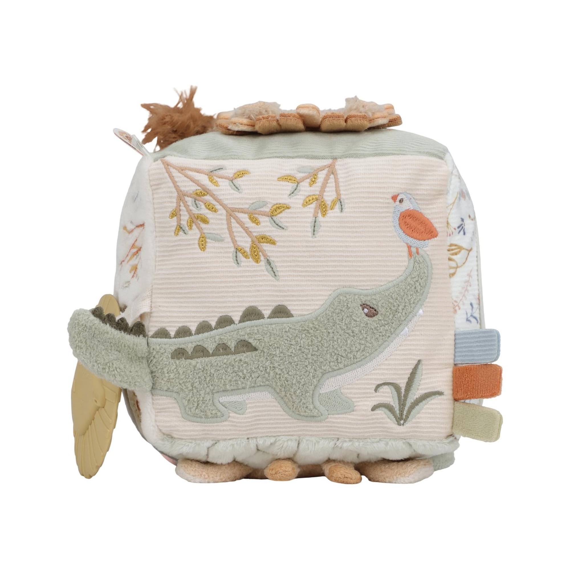 Imagen 3 de Cubo blandito actividades Little Dutch colecc. Safari Friends Multicolor