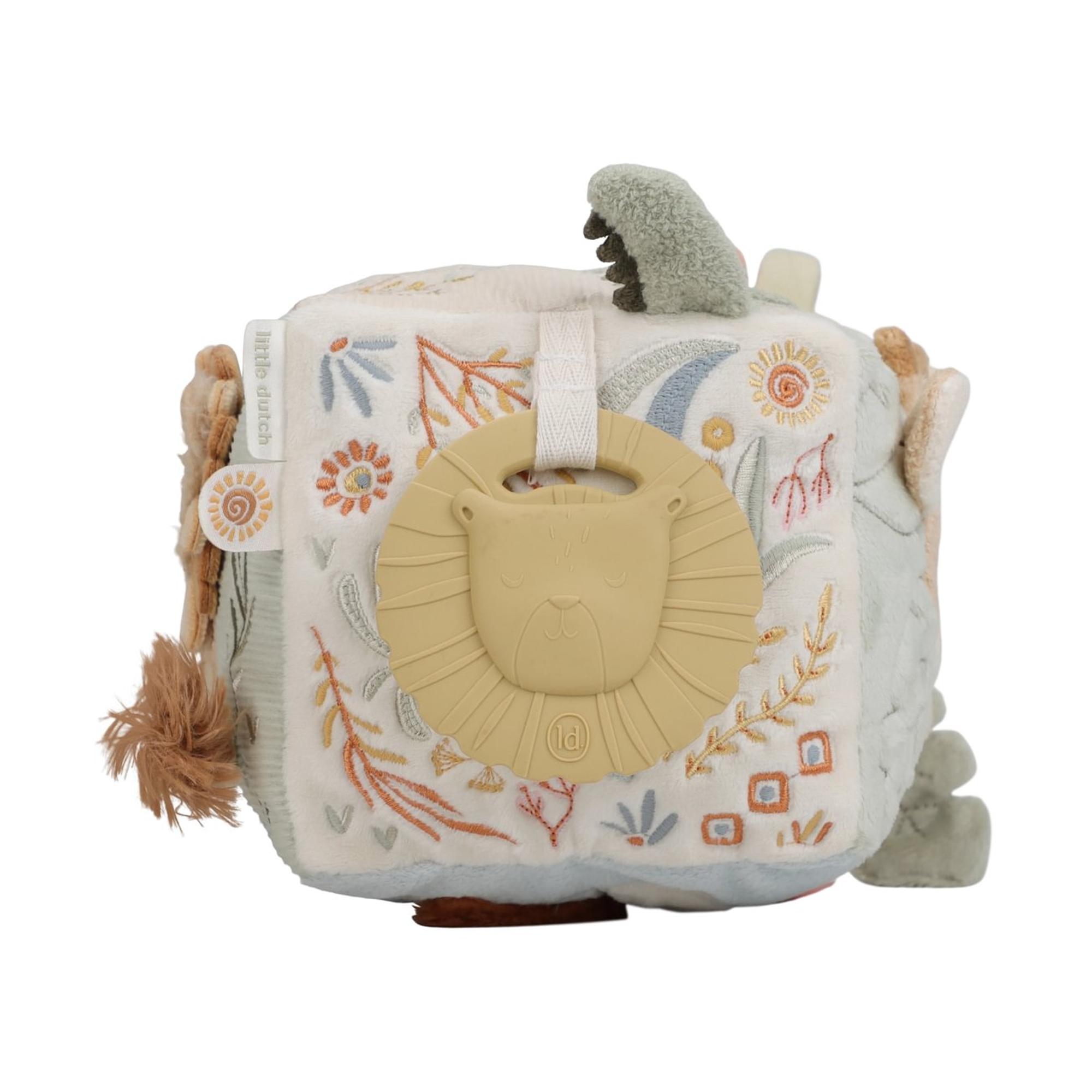 Imagen 4 de Cubo blandito actividades Little Dutch colecc. Safari Friends Multicolor