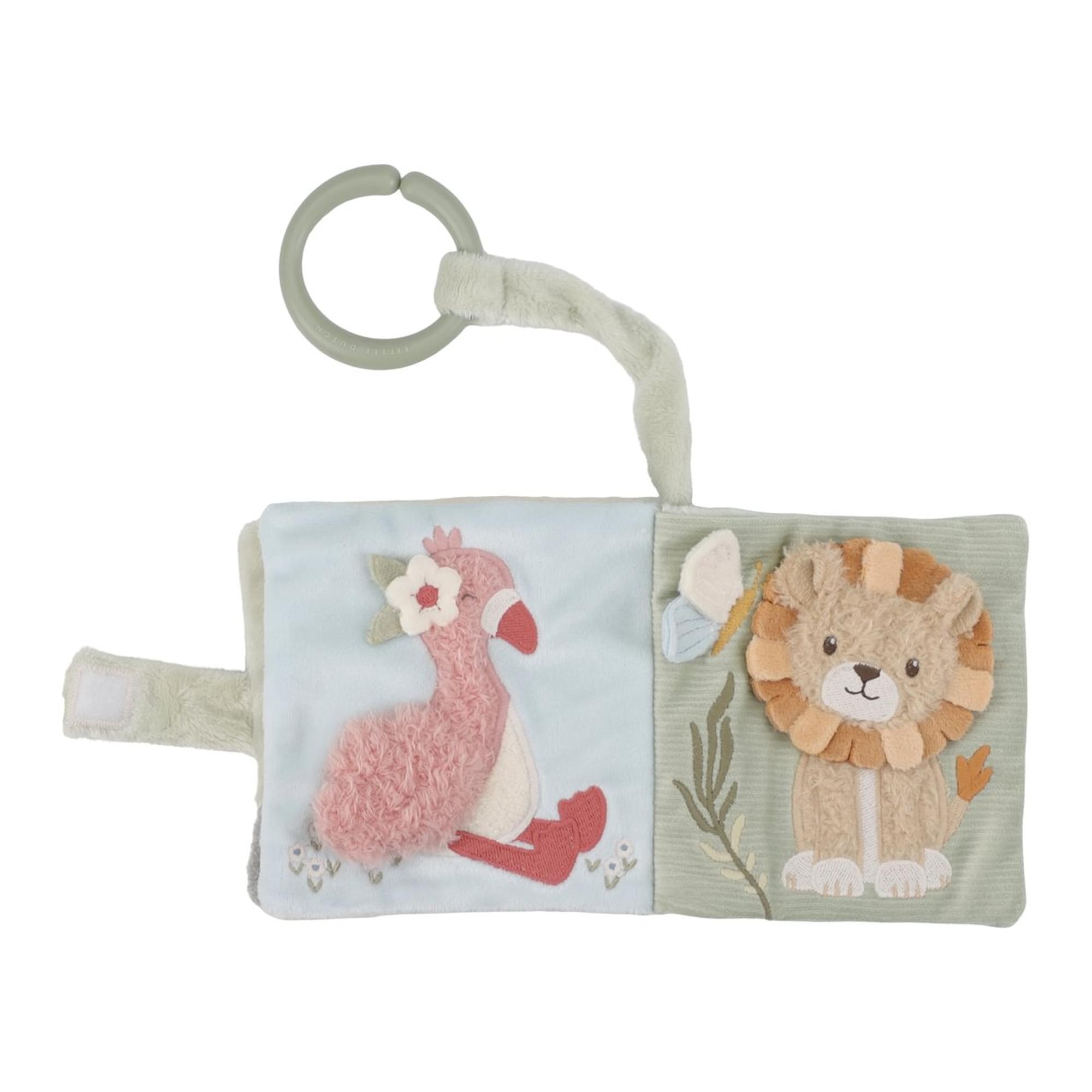 Libro blando Little Dutch actividades con anilla Safari Friends Multicolor-2