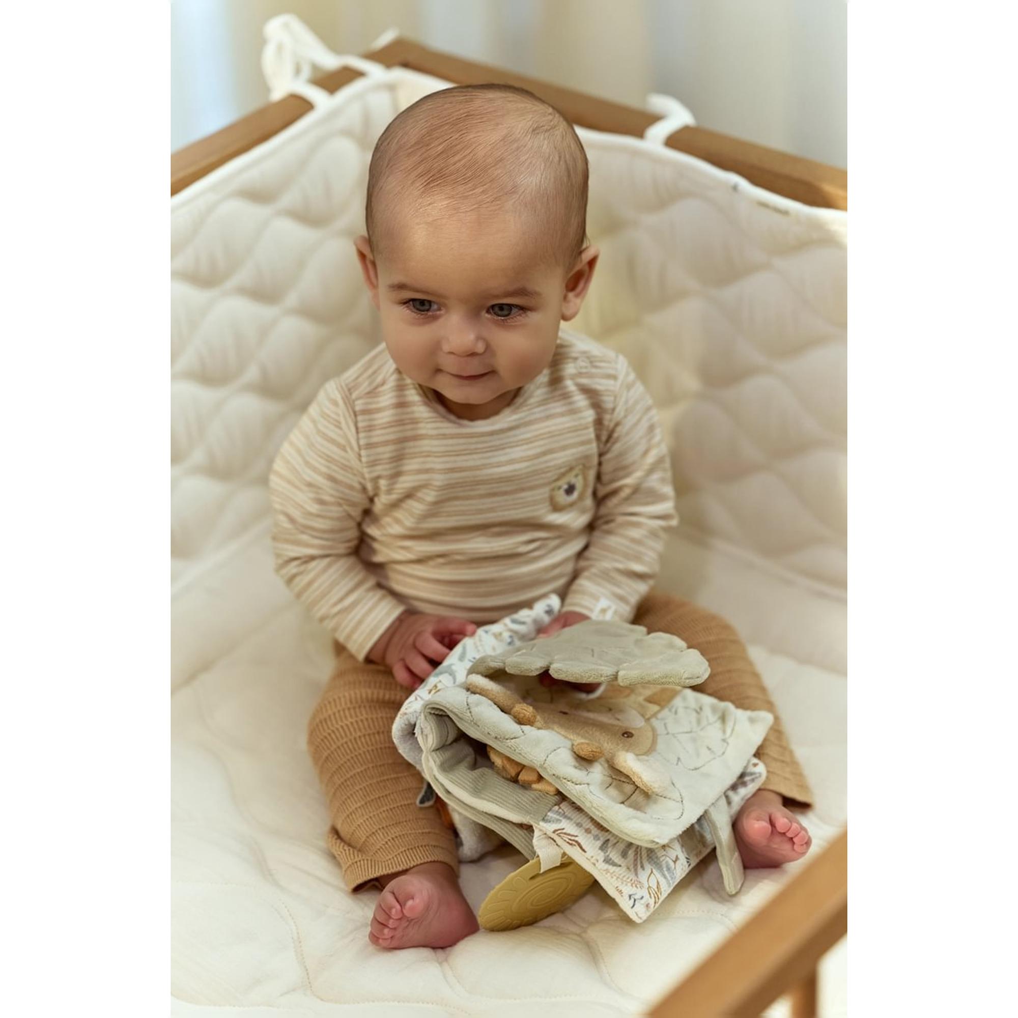 Libro blando Little Dutch actividades con anilla Safari Friends Multicolor-6