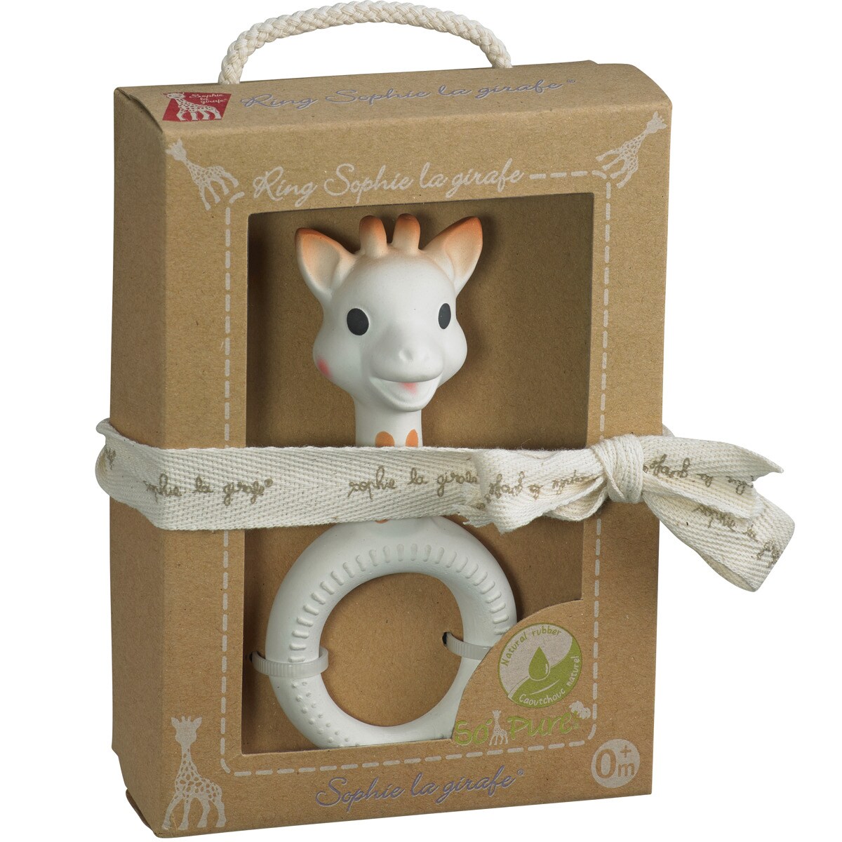 Anel Mordedor Sophie a Girafa So'Pure Branco-2