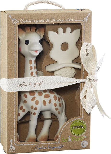 Pack de Regalo Mordedor + Chupete Sophie La Girafe 100% beige