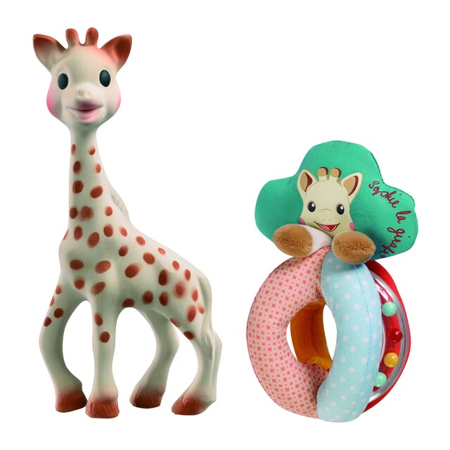 Pack de Regalo Sonajero + Mordedor Sophie La Girafe Sense & Soft  multicolor