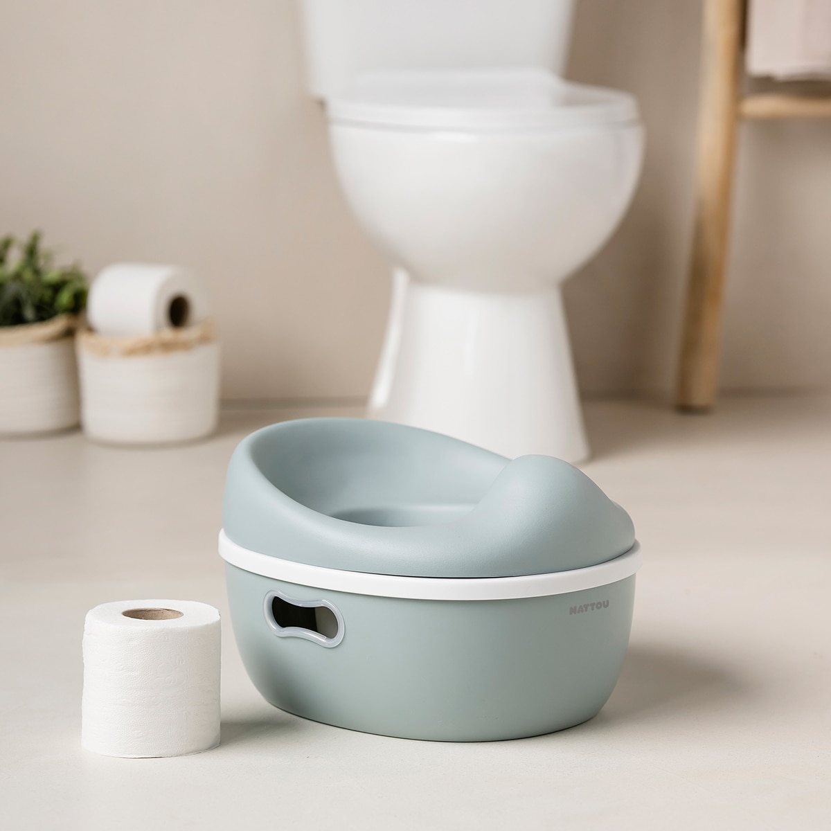 Orinal Nattou Potty evolutivo 3 en 1 - Verde anticuario Verde anticuario-6