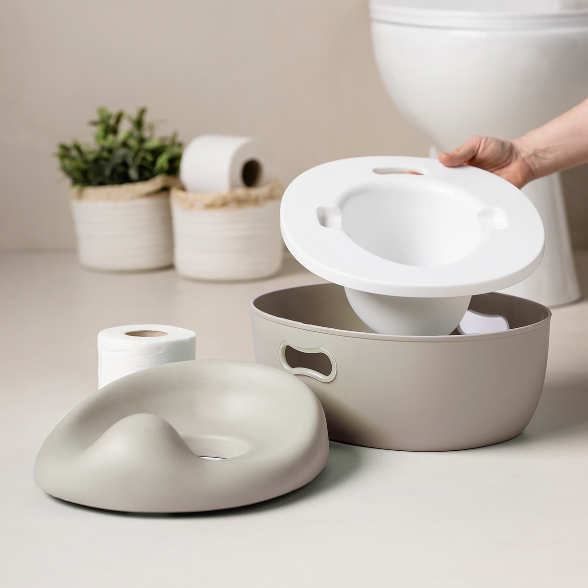 Orinal Nattou Potty evolutivo 3 en 1 - Natural Natural-8