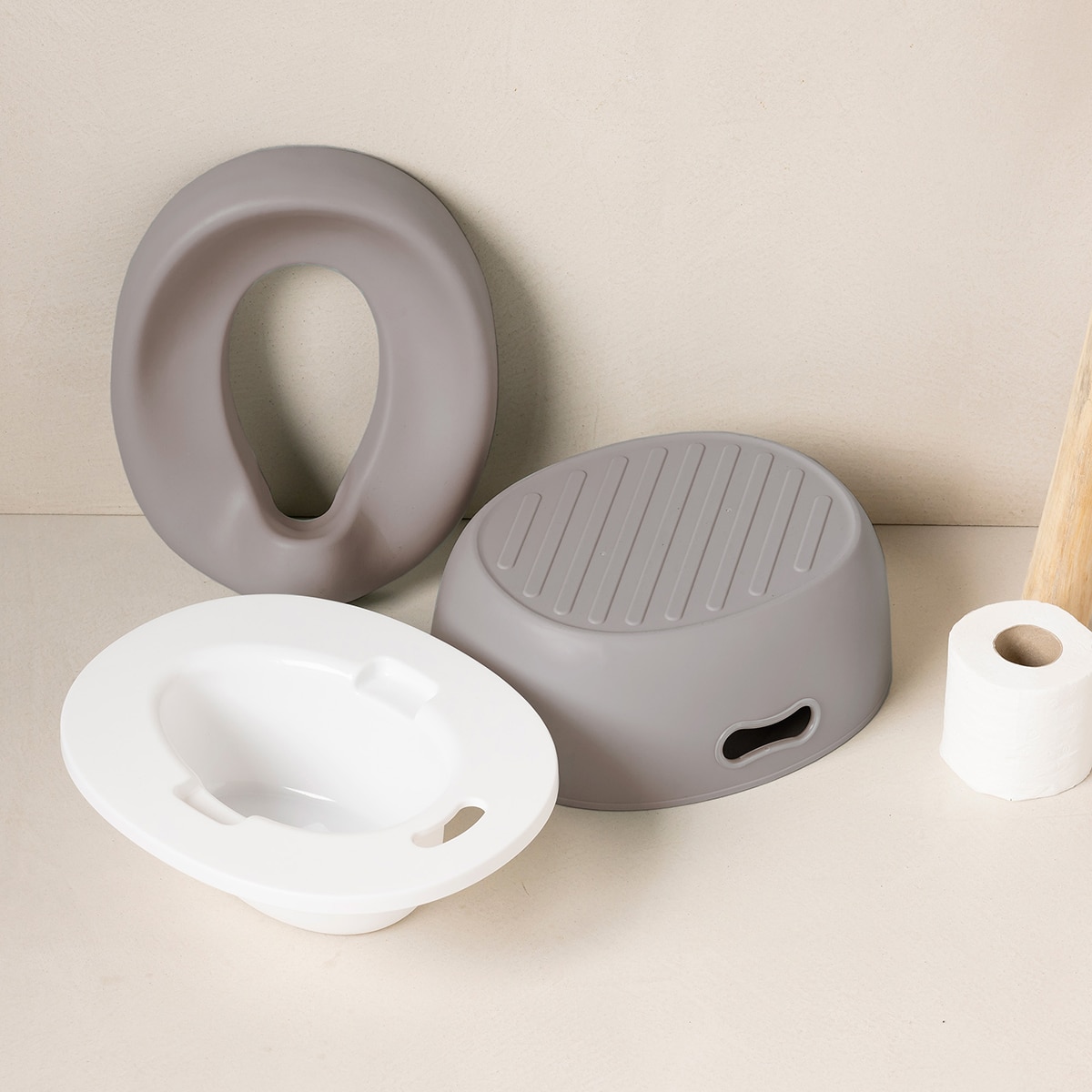 Bacio Potty Evolutivo 3 em 1 Cinzento-13