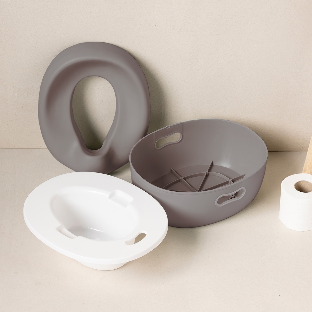 Bacio Potty Evolutivo 3 em 1 Cinzento-14