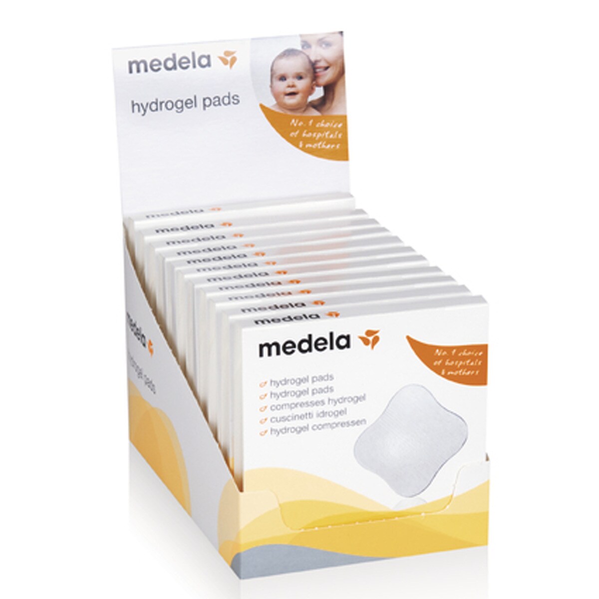 Parches Medela de Hidrogel (4 unids.) transparente Cristal Cristal-4