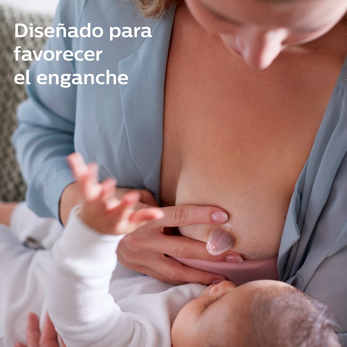 Pezoneras Philips Avent Talla M Silicona 2 unidades Natural Natural-3
