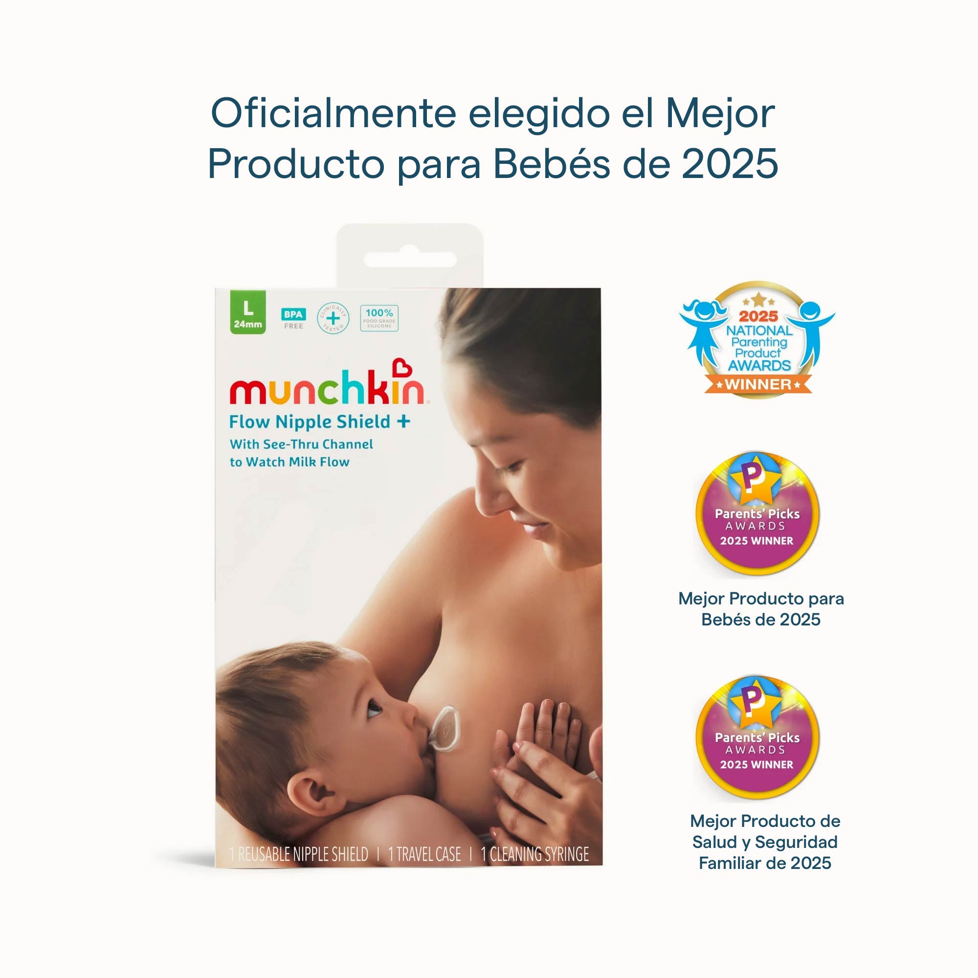 Pezonera 16mm Munchkin Flow talla S - Cristal Cristal-6