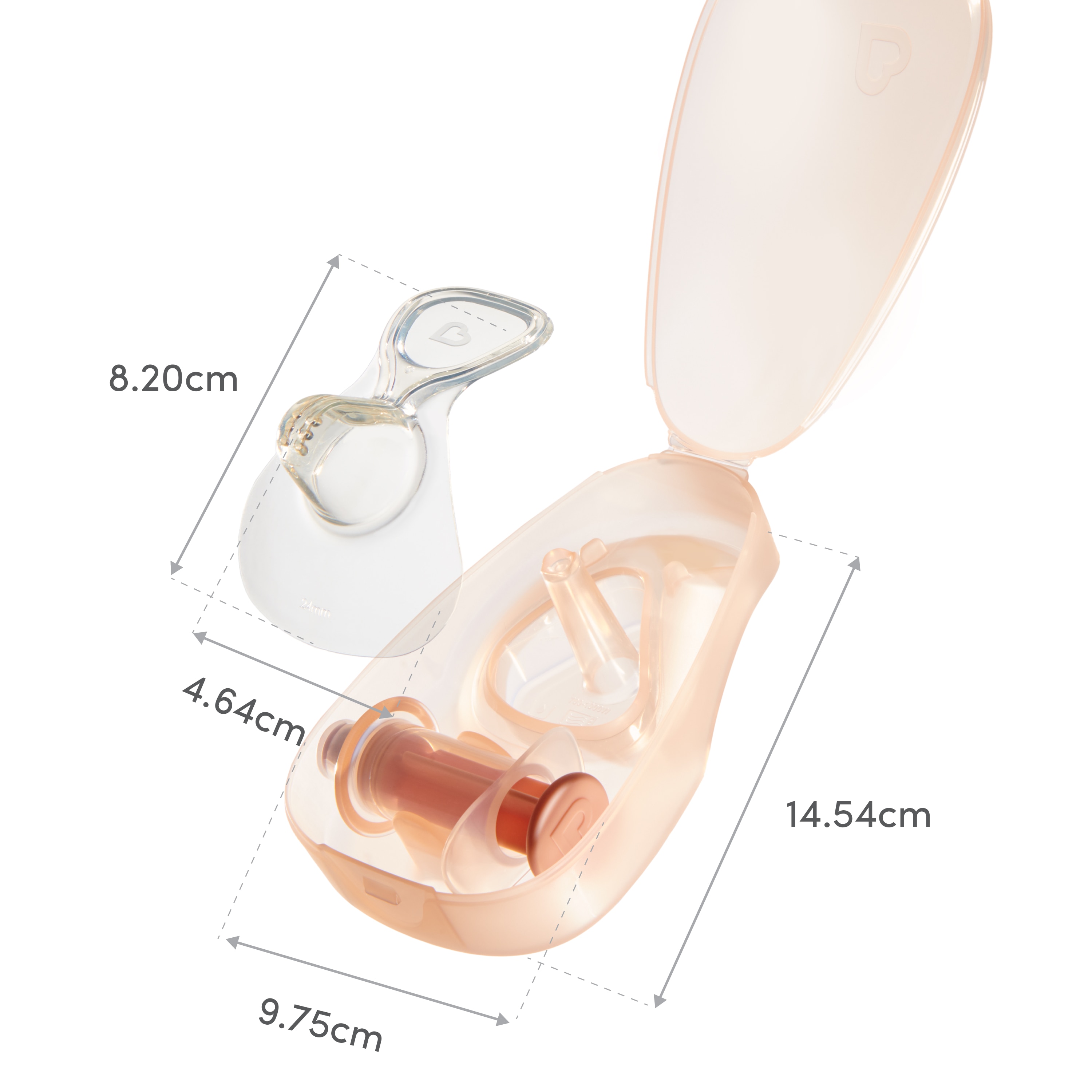 Pezonera 24mm Munchkin Flow talla L - Cristal Cristal-11