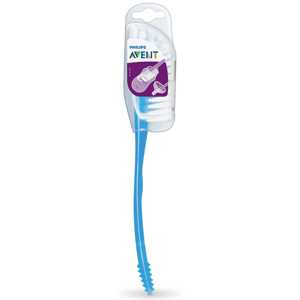 Escova Philips Avent Limpa biberão e Tetina branco/azul Branco / Azul-3