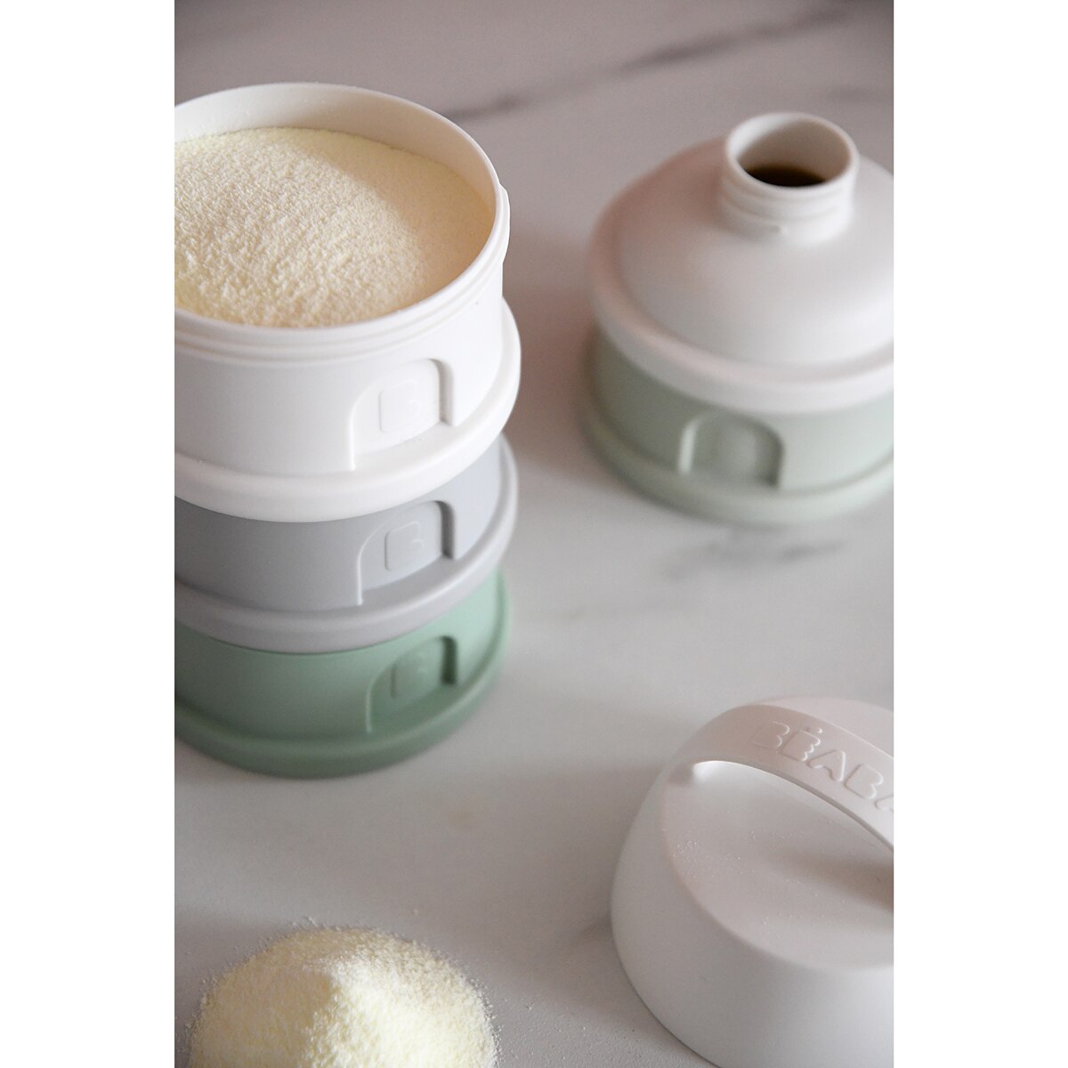 Dosificador de leche en polvo Béaba - Verde Verde-6