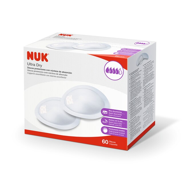 Discos absorbentes Nuk Ultra Dry 60 uds.