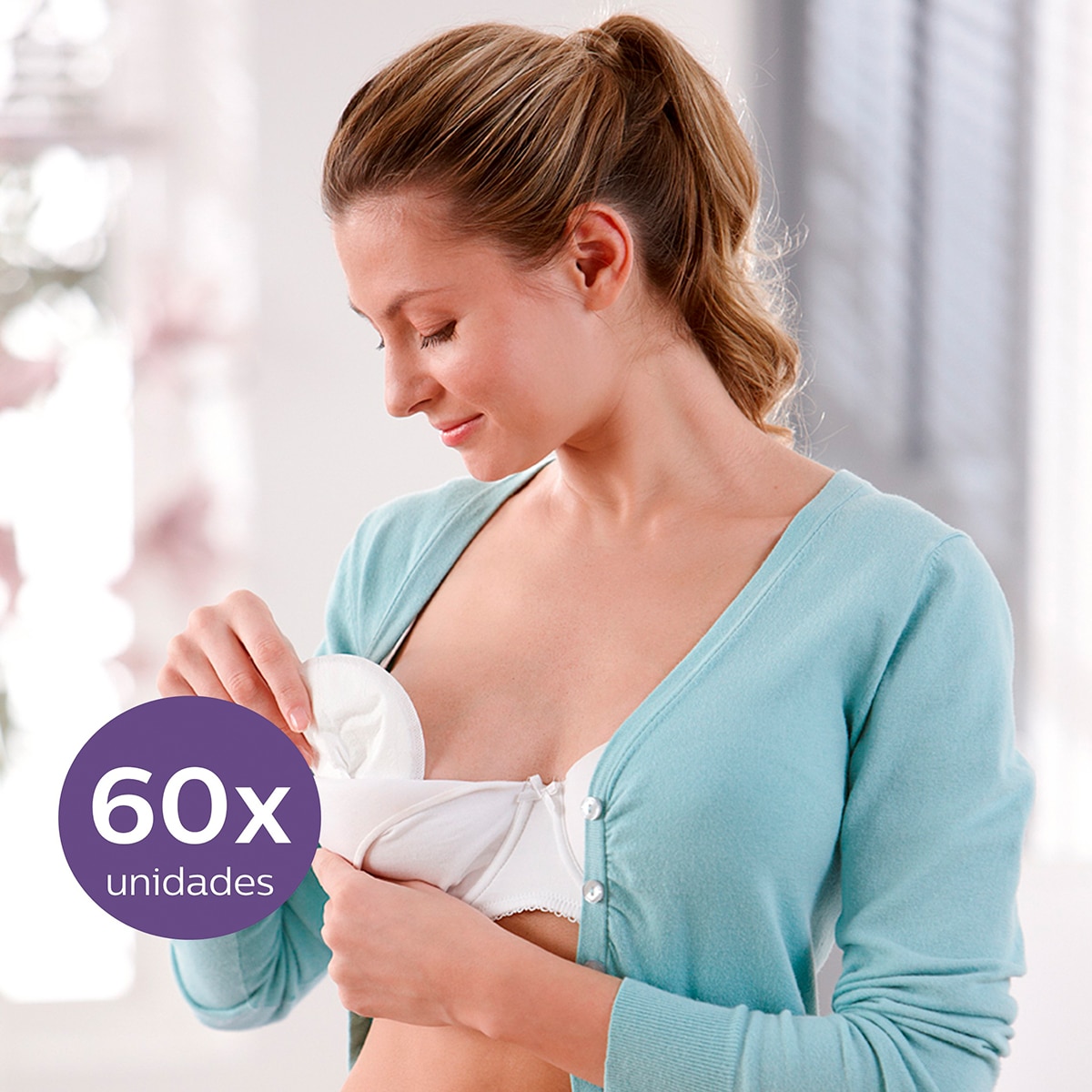 Discos absorbentes Philips Avent 60 unidades Blanco Blanco-2