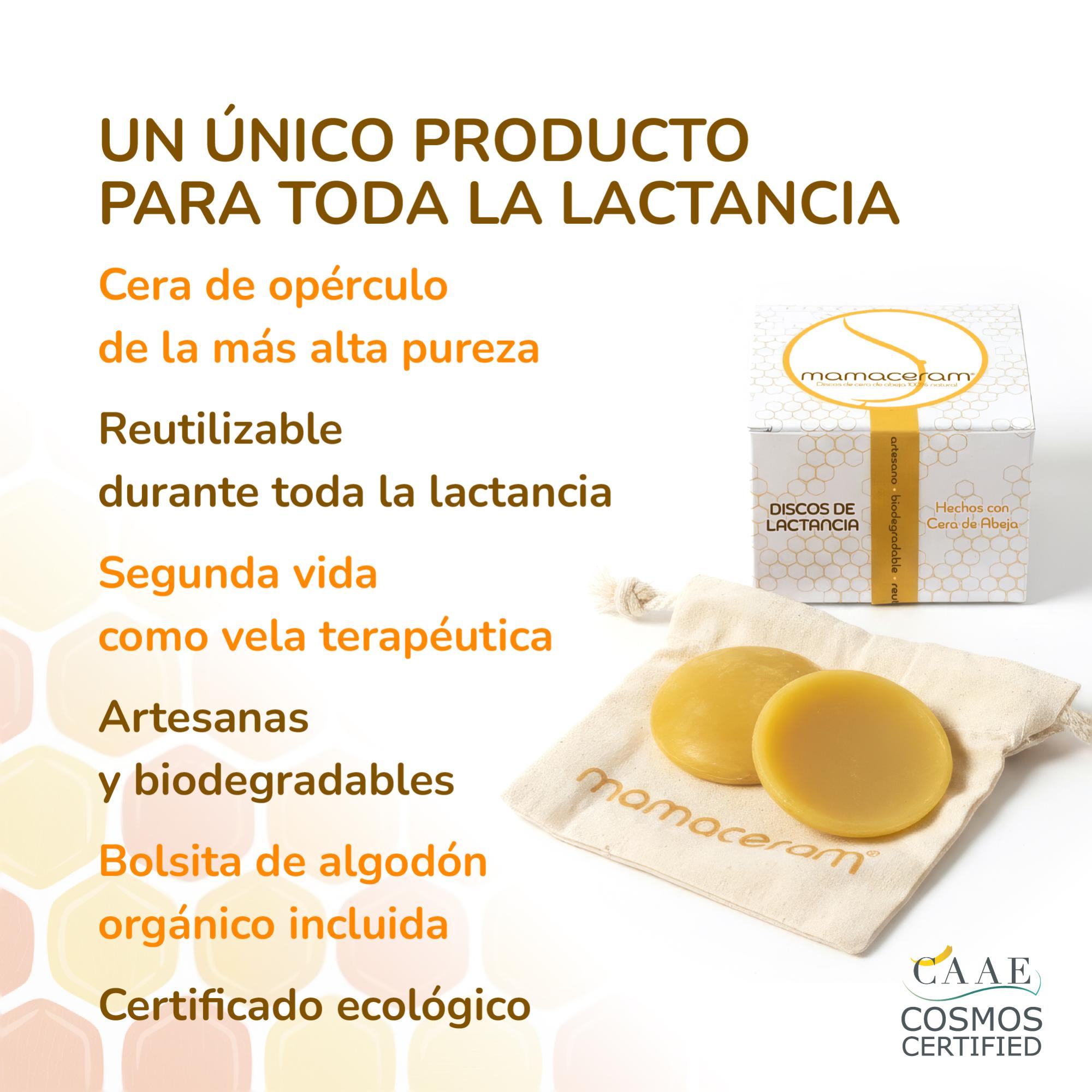 Discos de Cera de Abeja Mamaceram 100% Natural - Amarillo Amarillo-7