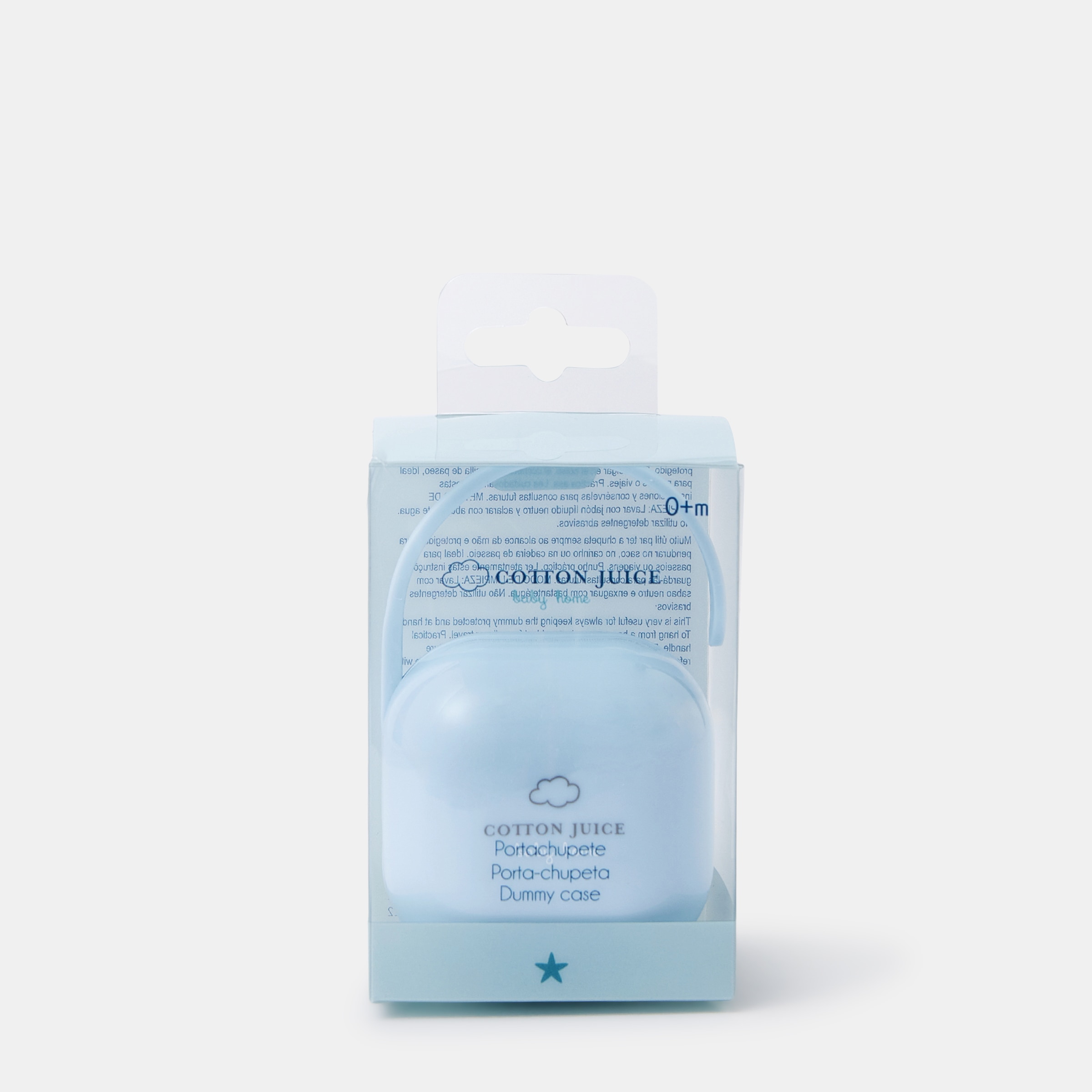 Portachupetes Cotton Juice Baby Home - Celeste Celeste-3