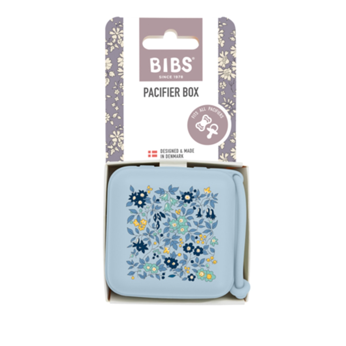 Portachupetes BIBS colección Liberty - Azul mineral Azul mineral-2