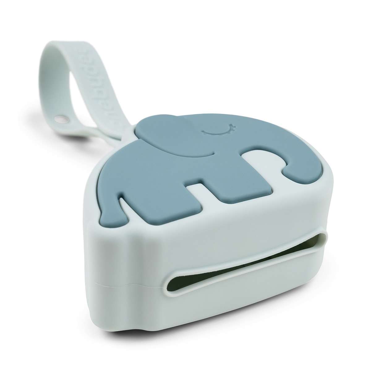 Porta-Chupeta de Silicone Azul-claro-2