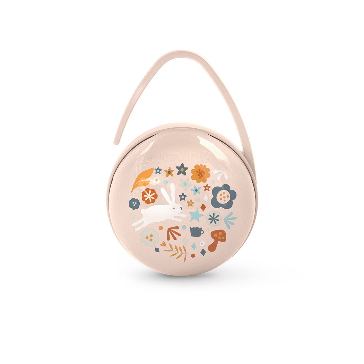 Portachupetes Suavinex Wonderland doble Rosa claro Rosa claro-1