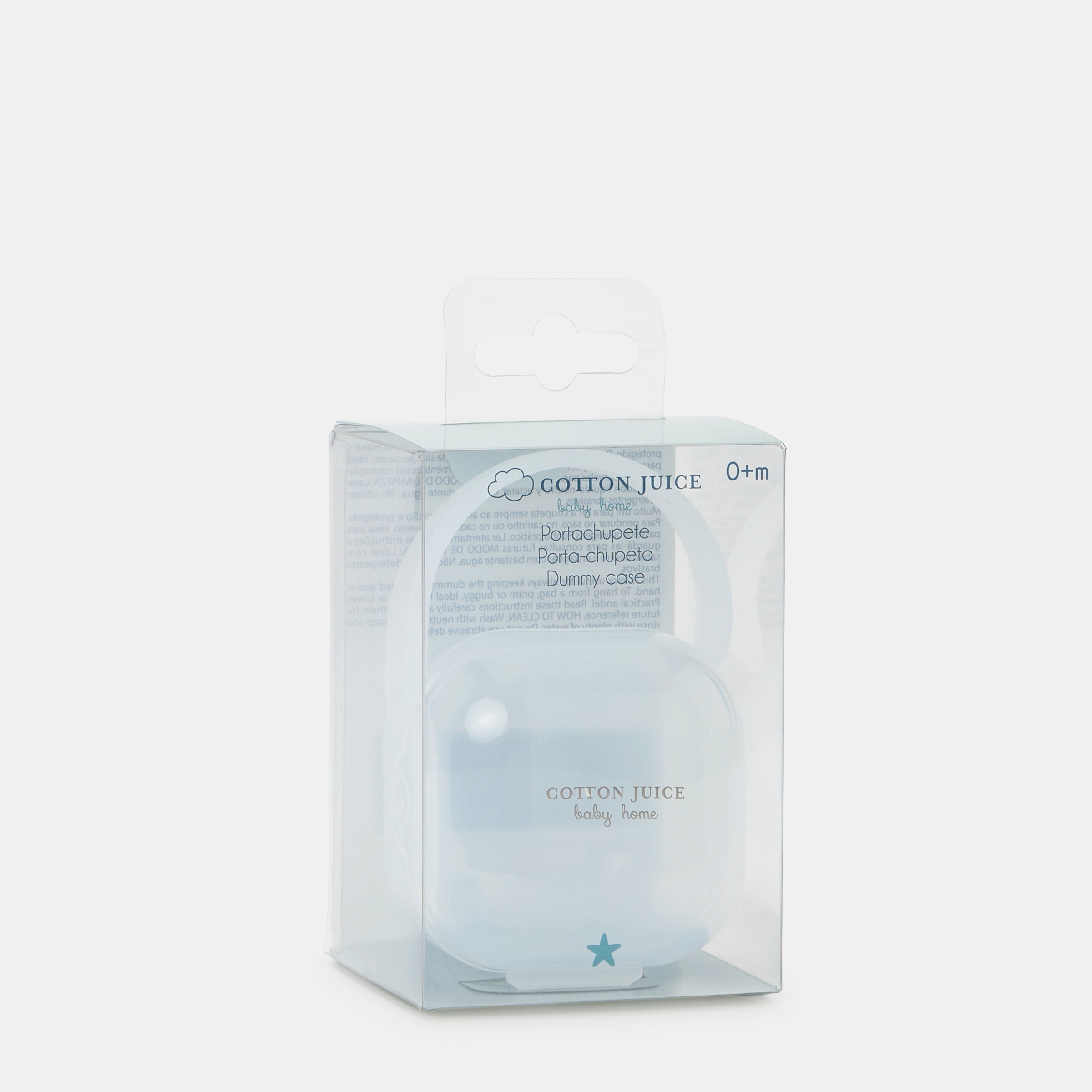 Porta-chupetas Cotton Juice Baby Home transparente Transparente-3