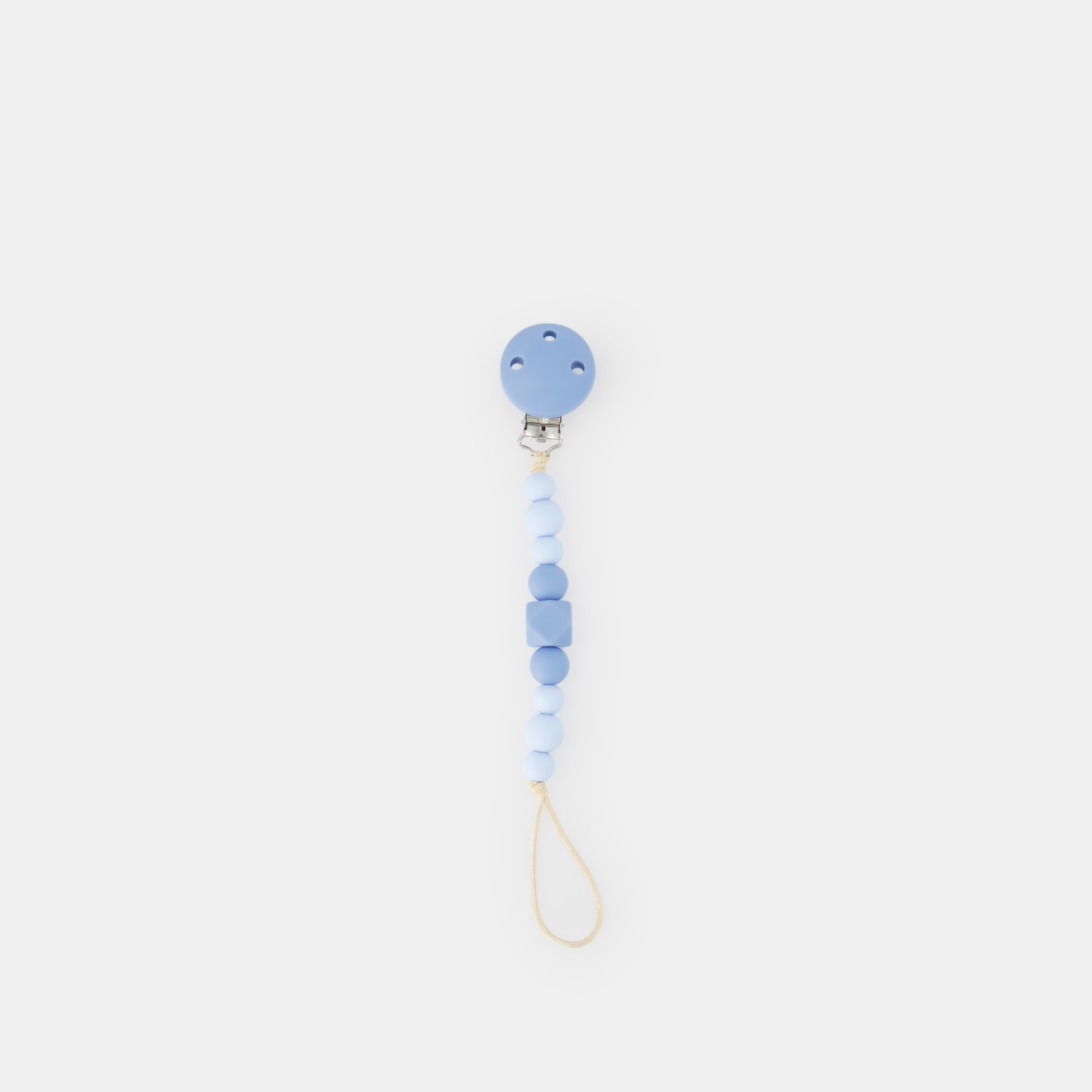 Pinza para chupete silicona Cotton Juice Baby Home - Celeste Celeste-3