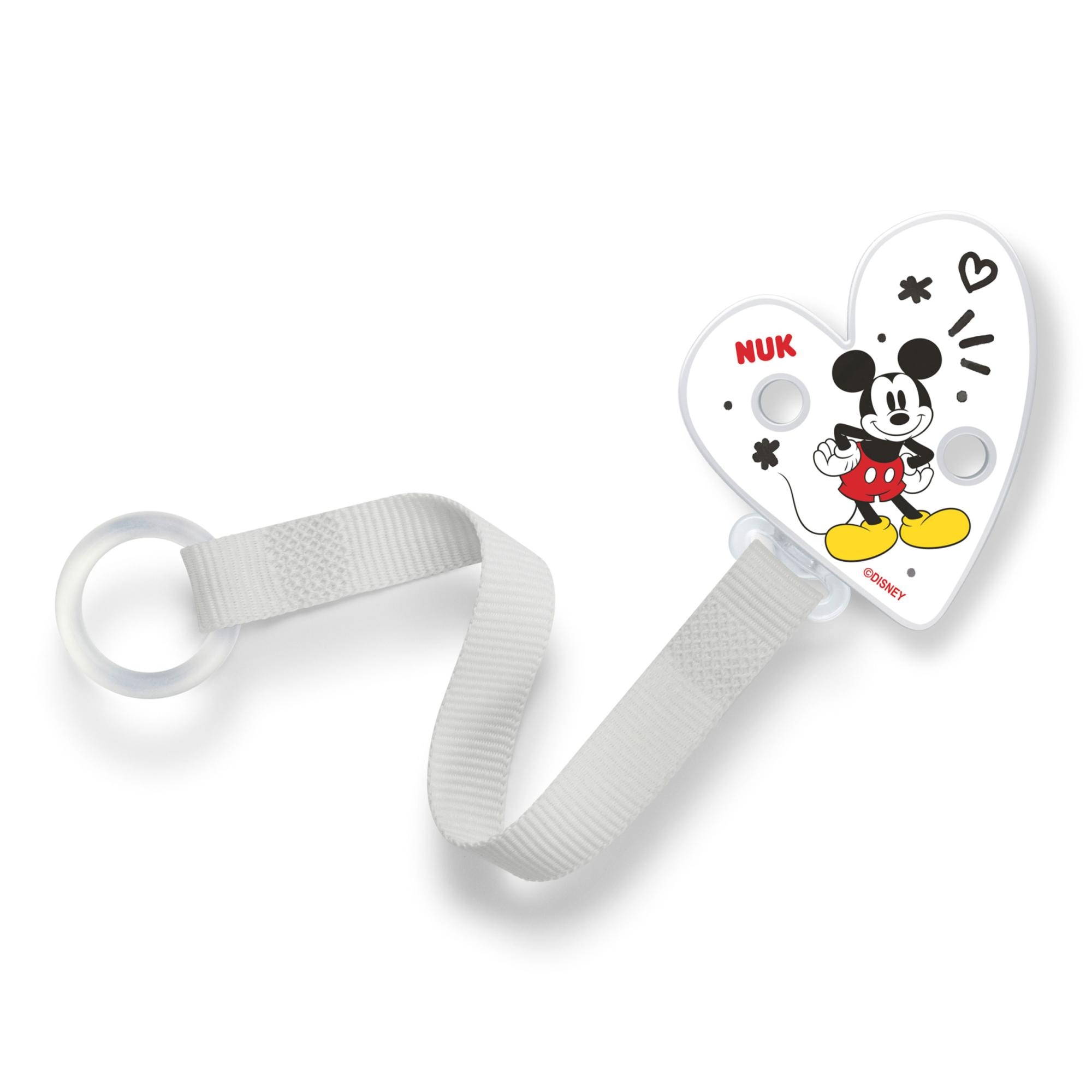 Nuk - Pinza chupete Nuk corazón Disney.