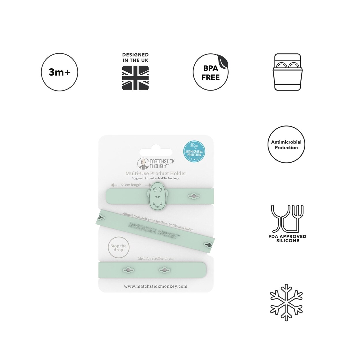 Mola para Mordedores Verde Mint-3